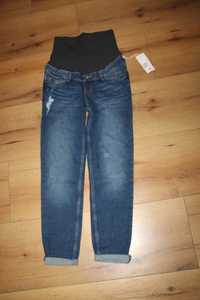 Spodnie ciążowe jeans Denim Mama Boyfriend 36/38 z metką nowe