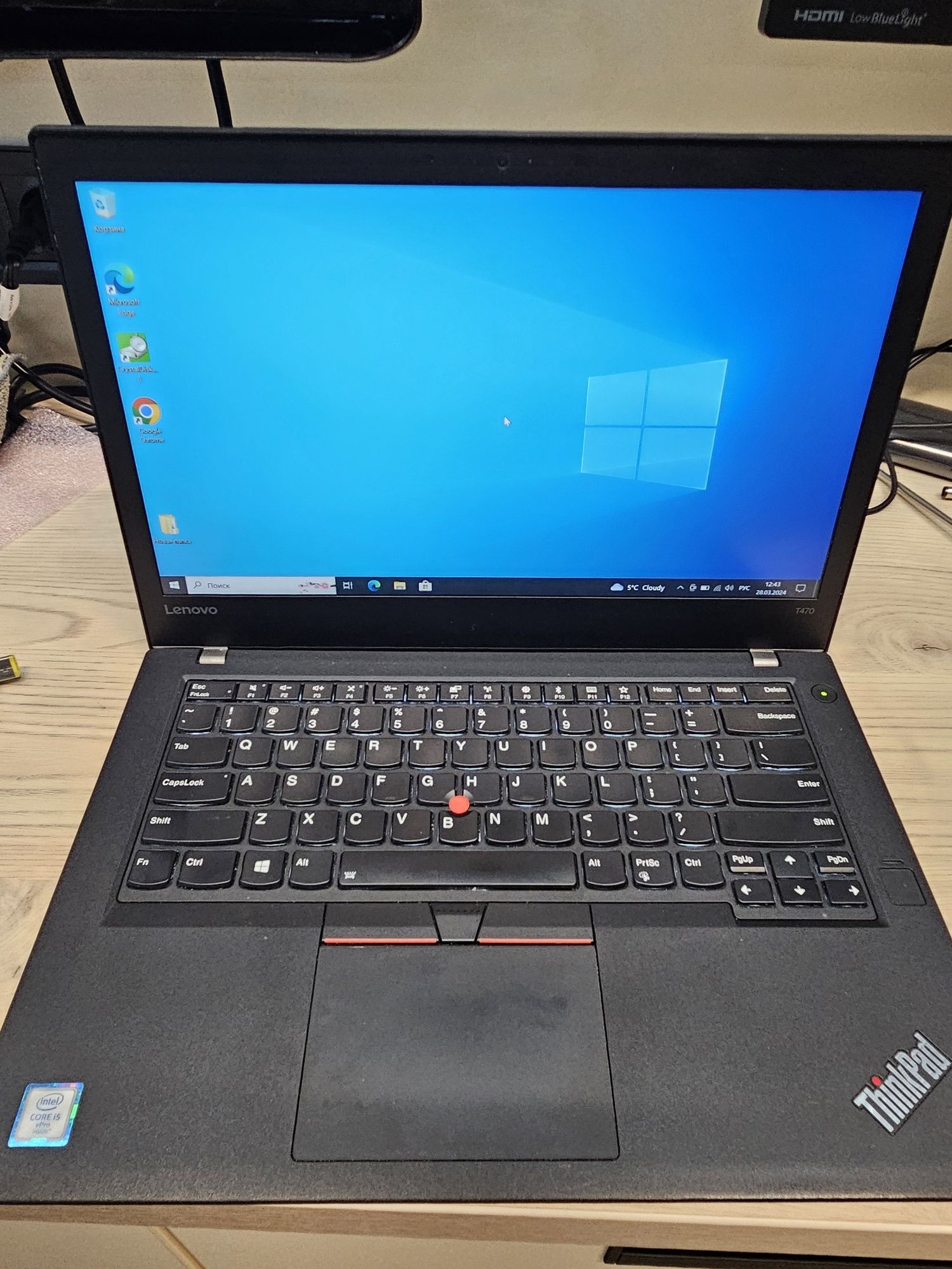 Ноутбук Lenovo ThinkPad T470 i5-6300U/16Gb DDR4/256Gb m.2 nvme/14 FHD