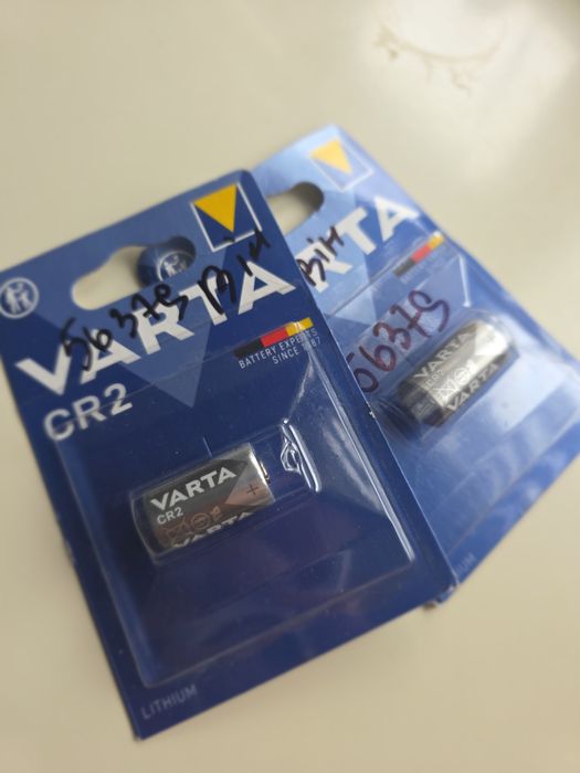 Батарейки живлення varta CR2