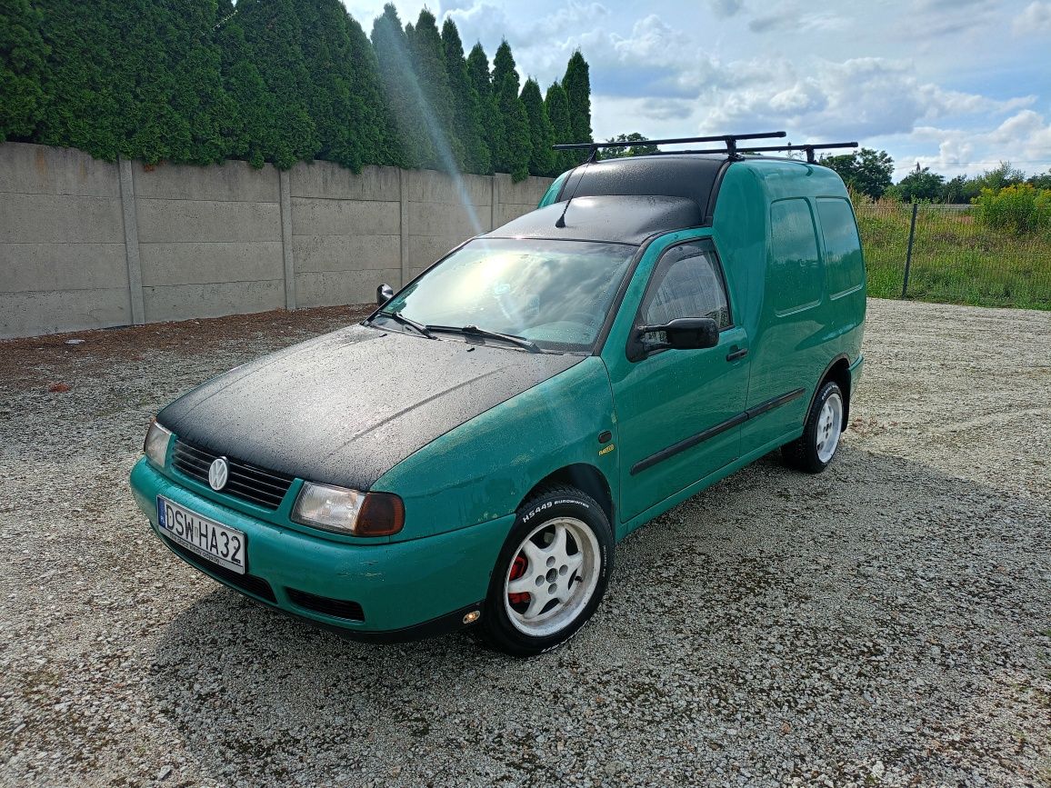 VW Caddy Zielony Szatan 1.9d (czytaj opis)