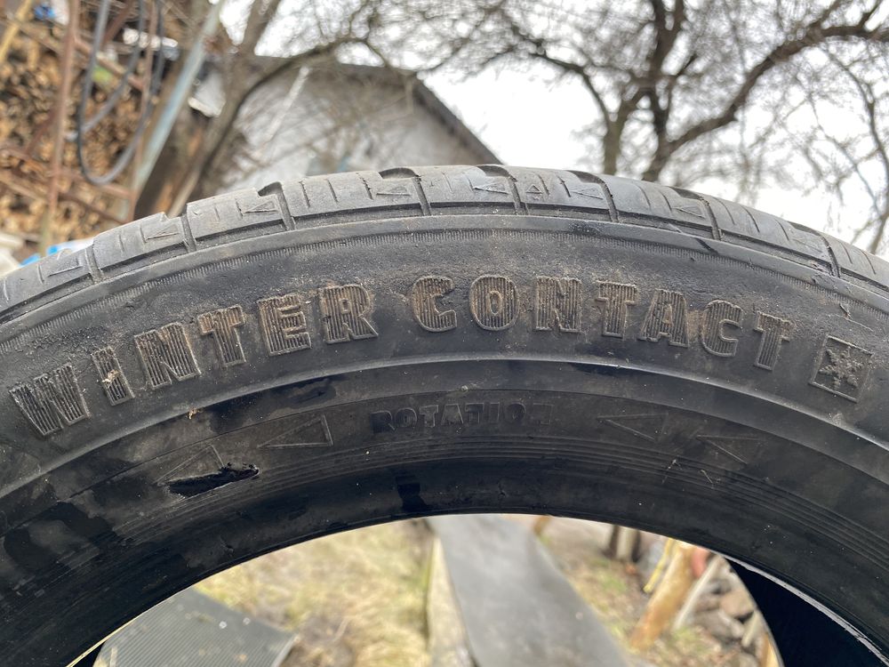 Две покрышки зима Continental 215/55/R16