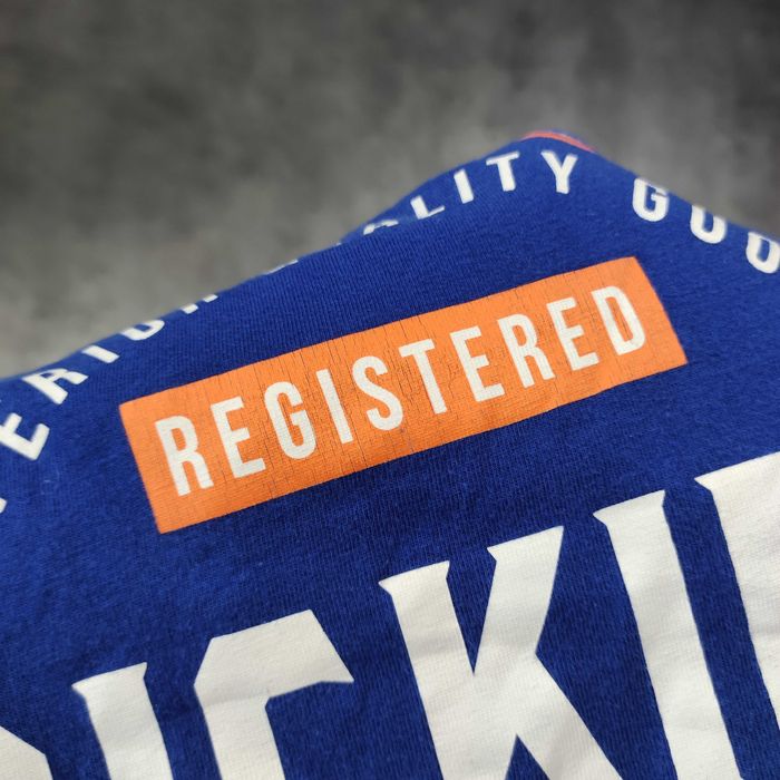 MĘSKA Koszulka Granatowa Dickies Duże Logo Klasyczna Bawełna