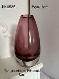 Szklany wazon Tamara Aladin, Riihimaki Lasi nr.6536