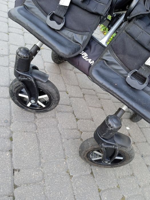 Wózek spacerowy Danny Sport bliźniaczy dla małych dzieci podwójny