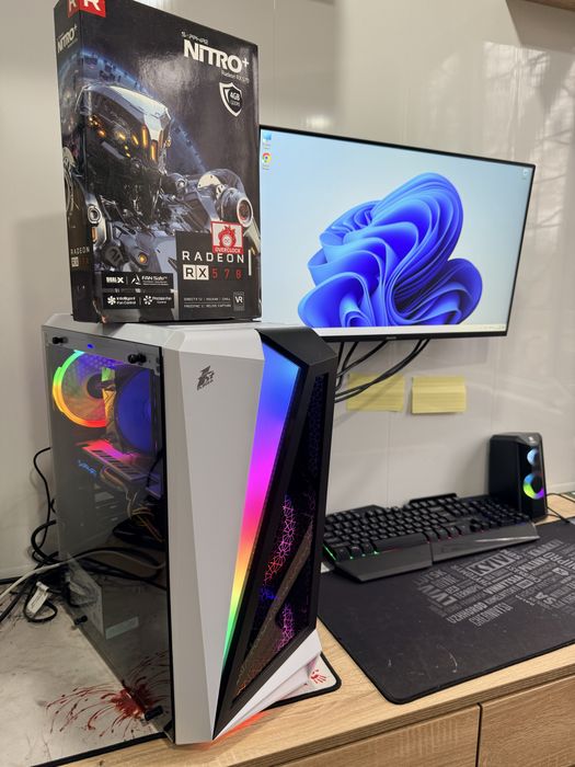 Компьютер Ігровий intel i5+16гб ddr4+ssd 256+ AMD RX 570