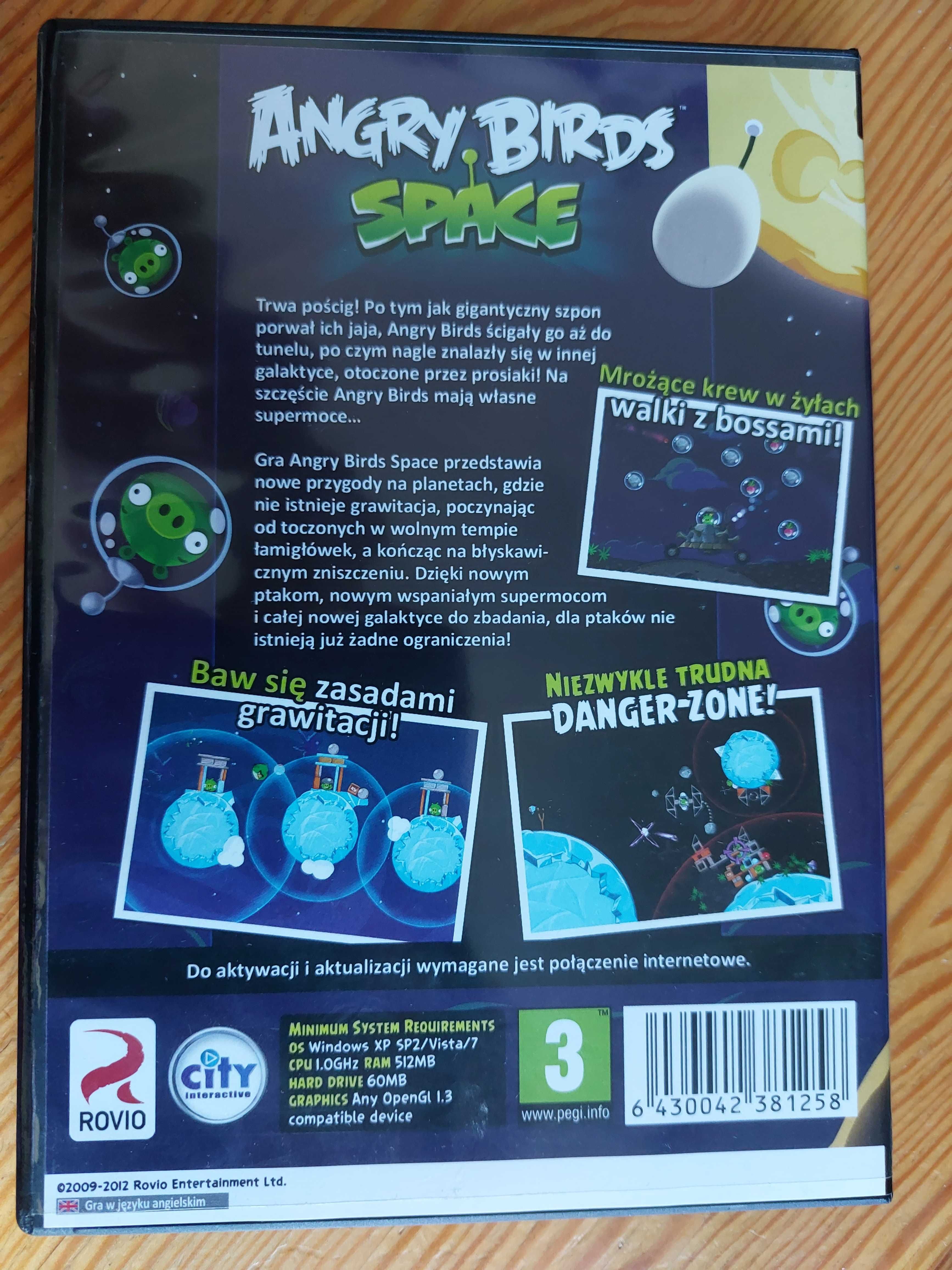 Angry Birds Space Gra PC CD-ROM