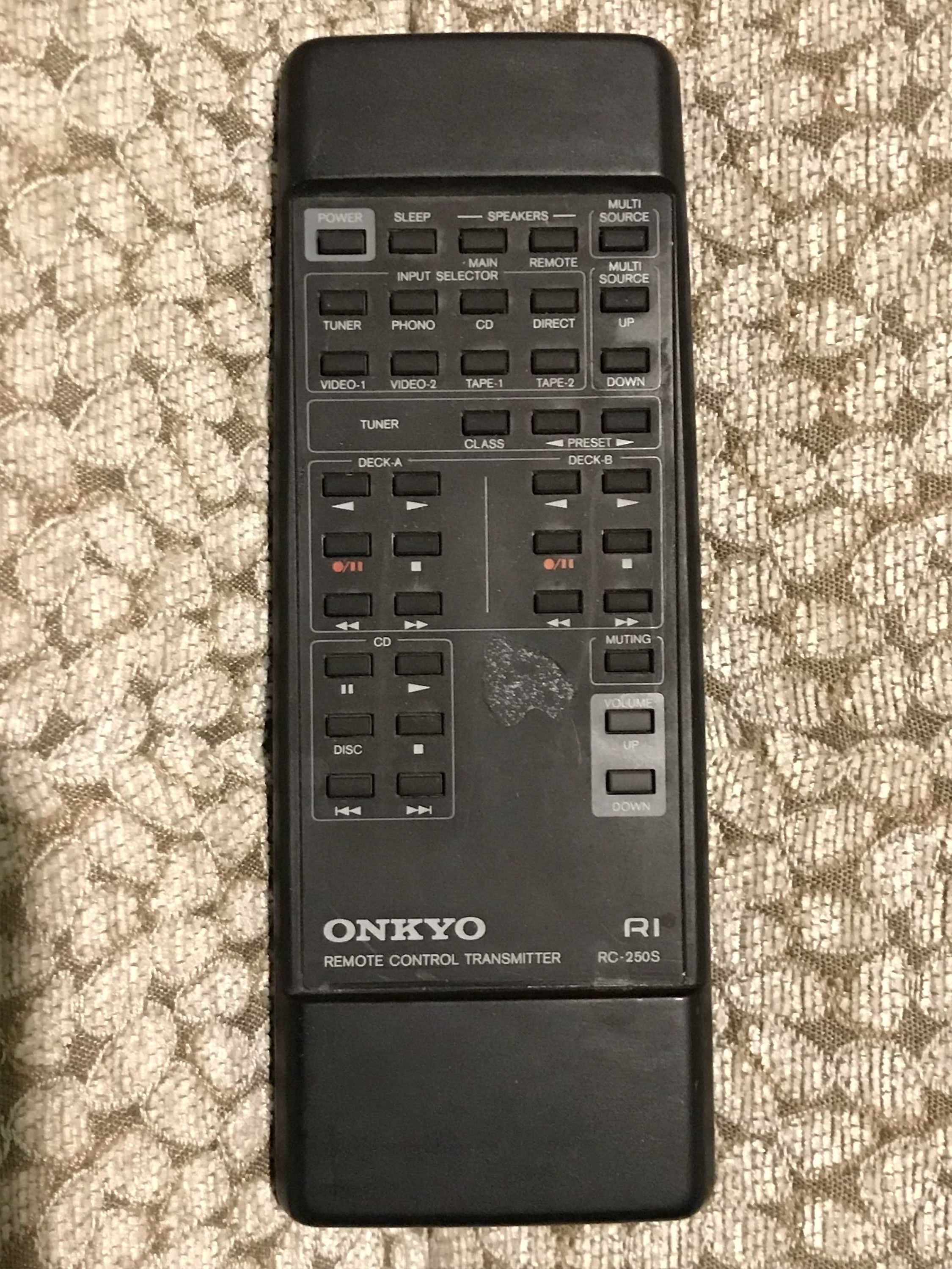 Onkyo - TX 9031 RDS Amplituner + pilot RC-250 S