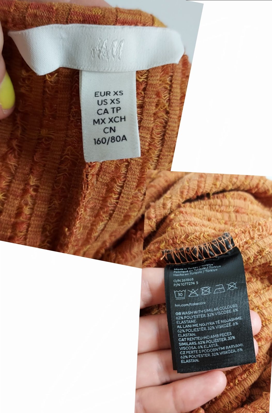 H&M_obcisła letnia sukienka_XS/S