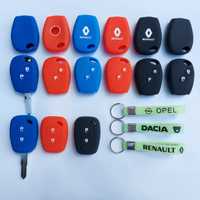 Чохол чехол силикон корпус ключа Renault Dacia Opel брелок светится