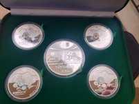 Продам набір срібних монет Євро 2012