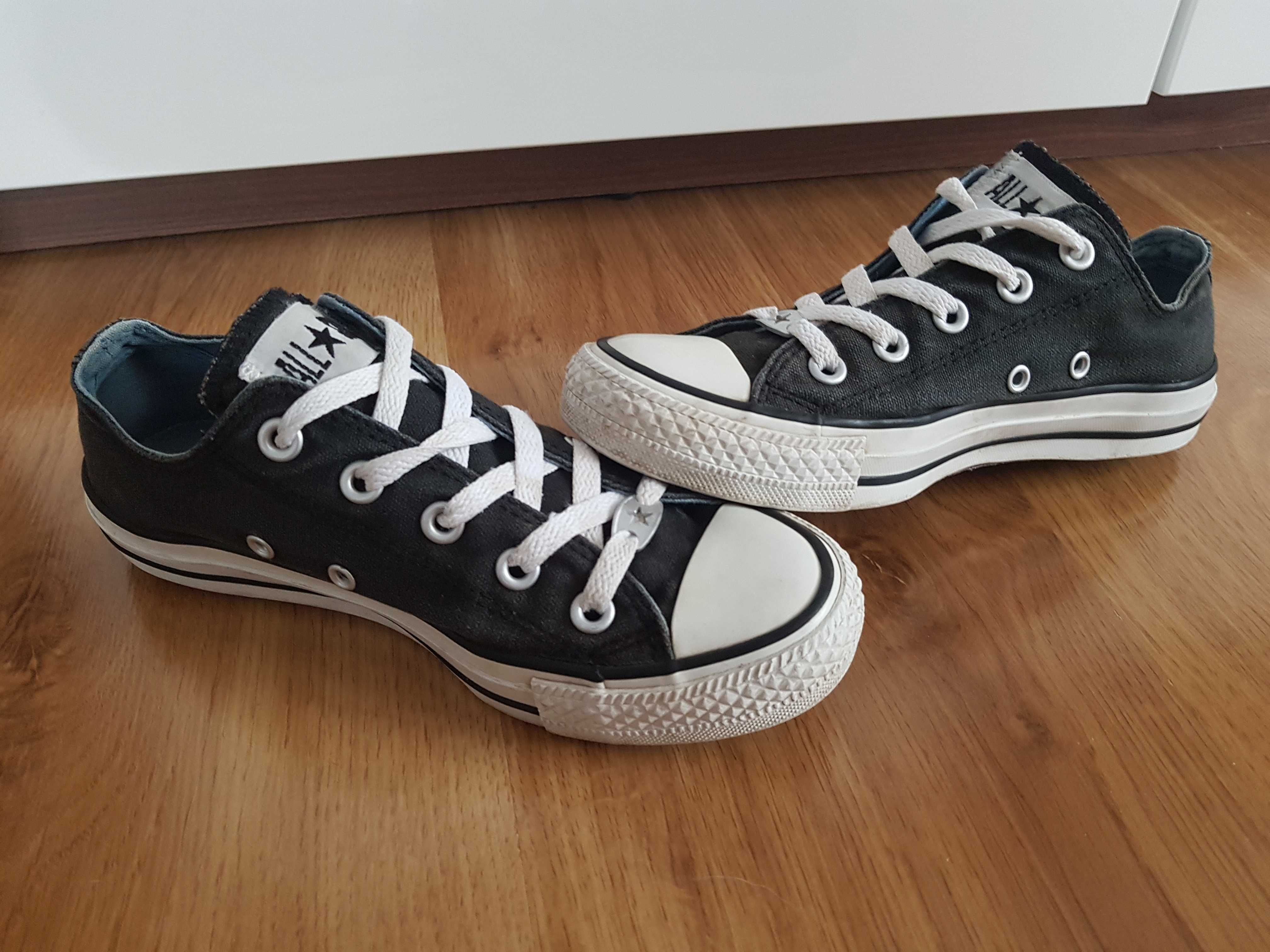 Czarne trampki Converse 36,5