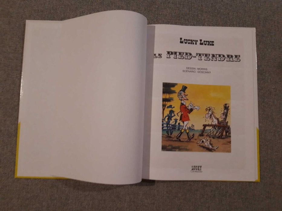 BD Lucky Luke "Le pied-tendre"