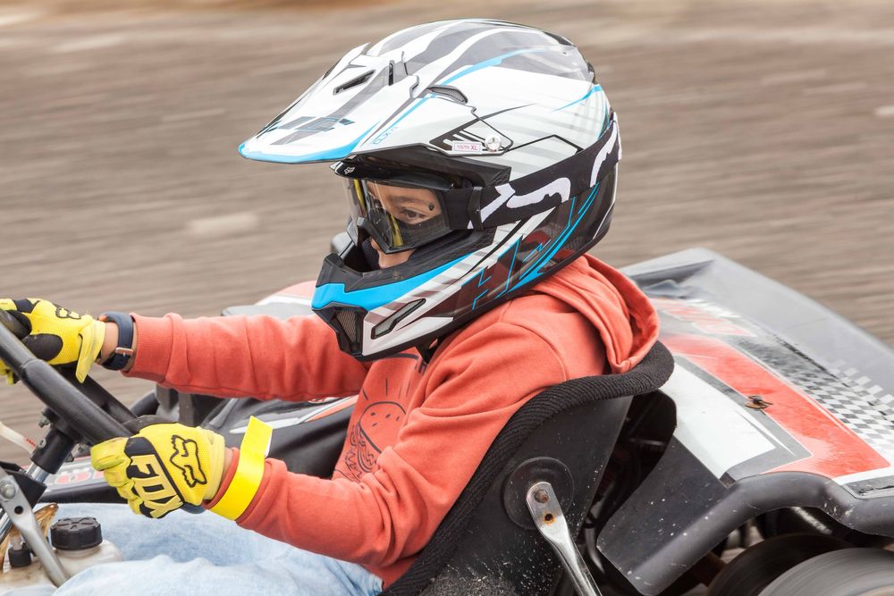 Capacete de moto para criança como novo