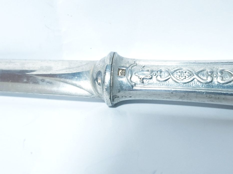 Lindos antigos abre cartas em prata contrastada e em casquinha