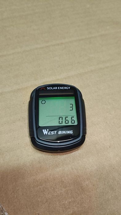 West Biking Rowerowy  Licznik na energię słoneczną bezprzewodowy