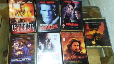 Filmy akcji zestaw 7 dvd Van Damme Lundgren