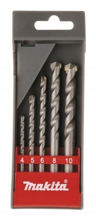 Zestaw 5 Wierteł Widiowe Do Betonu Makita D-05175