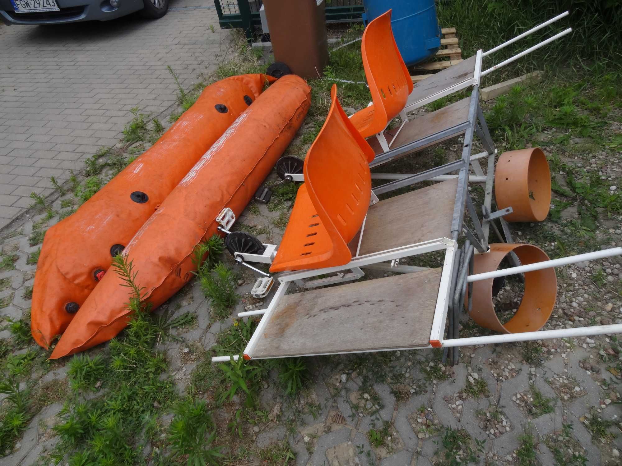 Rower wodny, katamaran SEABIKE uszkodzony