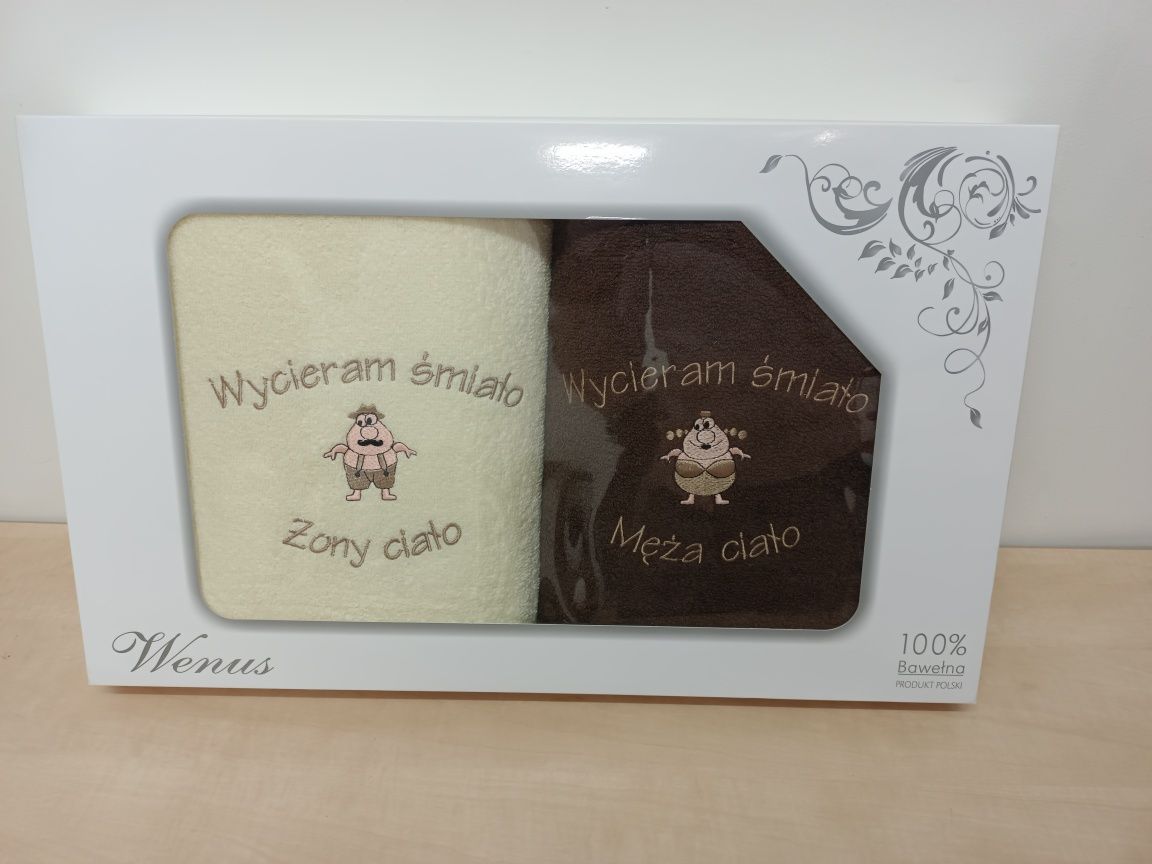 Ręczniki zestaw 2 sztuk prezent