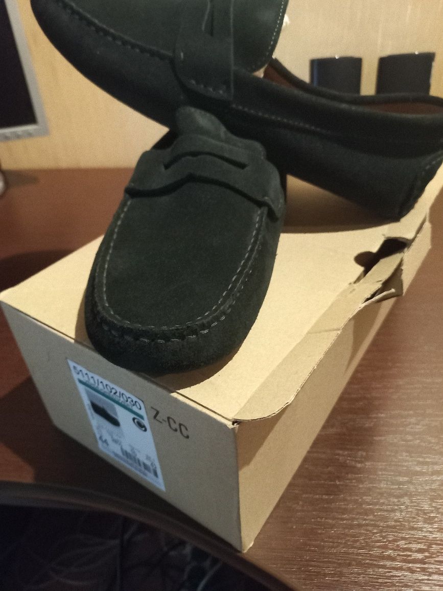 Замшевые мокасины ZARA MAN