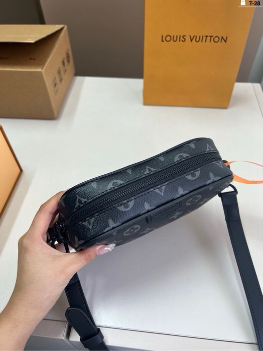 Сумка Louis Vuitton мужская черная shadow унисекс оригинал