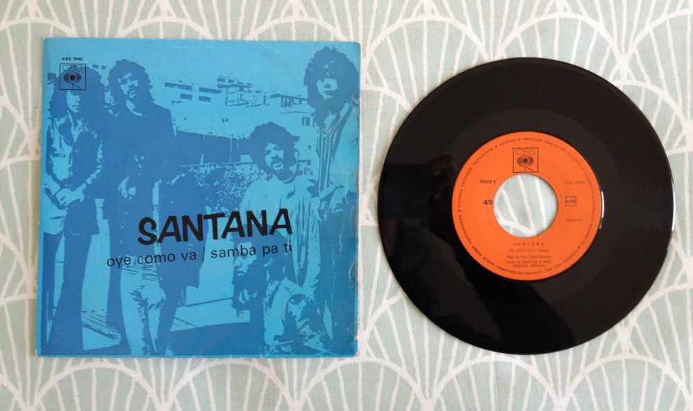 Disco Vinil "Santana ‎– Oye Como Va / Samba Pa Ti"