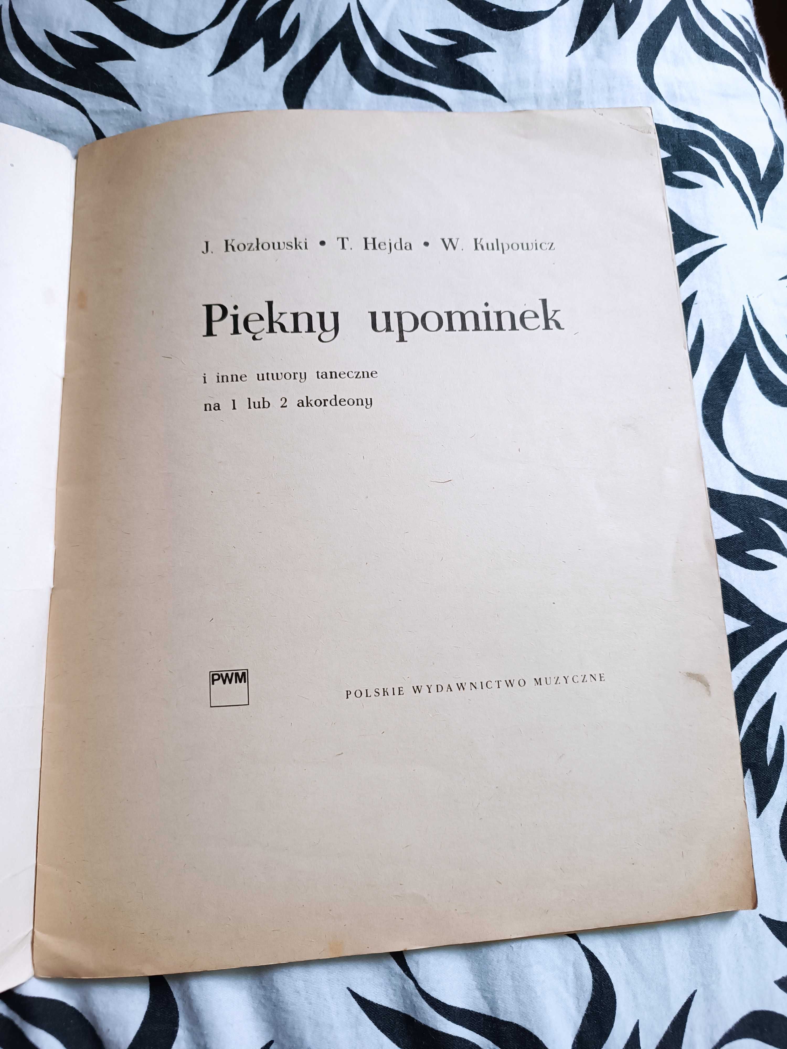 Nuty na akordeon- 'Piękny upominek' i 'Schlager der Welt'