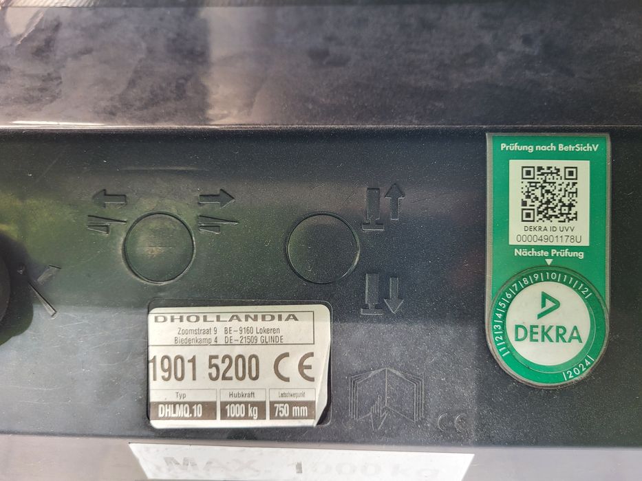 Kontener z windą 1000kg 12v