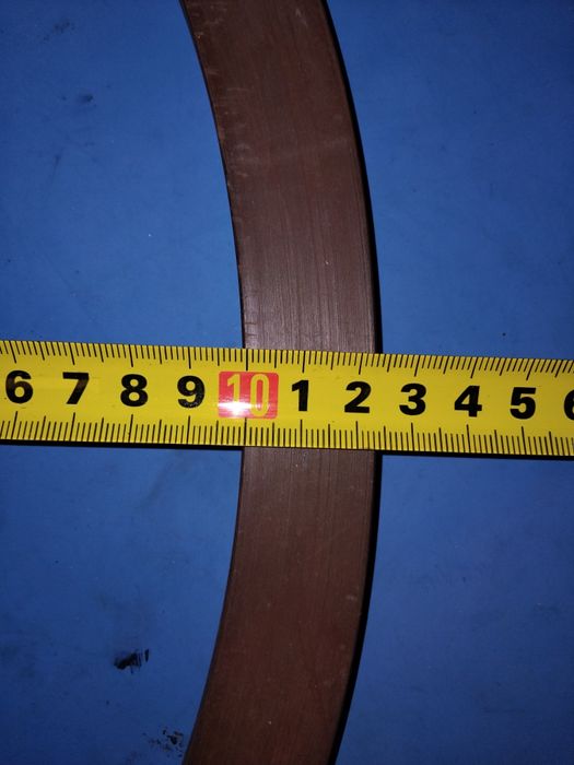 5x Uszczelka włazu cysterny,  beczkowozu 530x25x10 brązowa