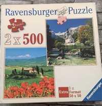 Puzzle 2 x 500 Ravensburger