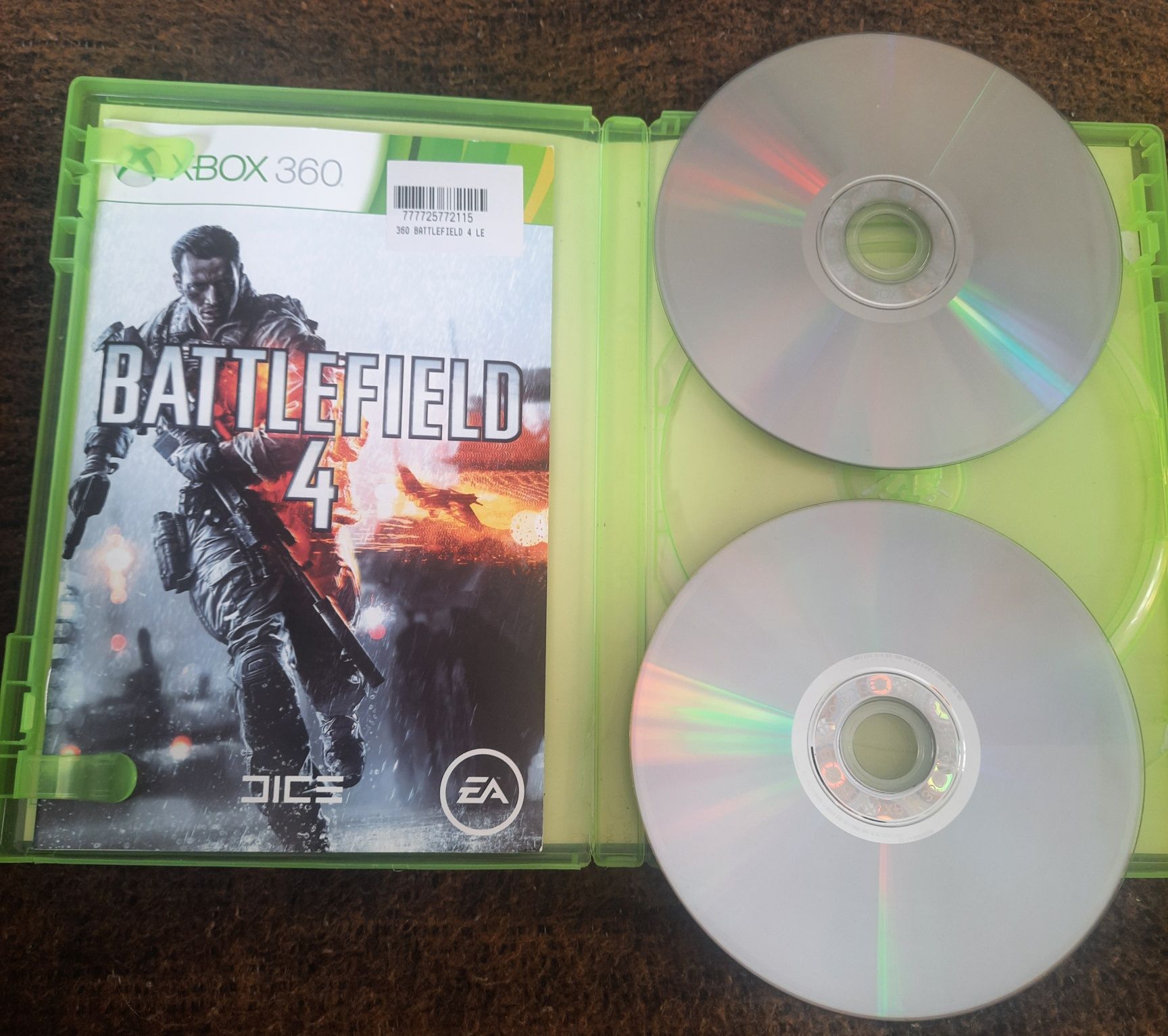 Gra na Xbox 360 dwie płyty Battlefield 4