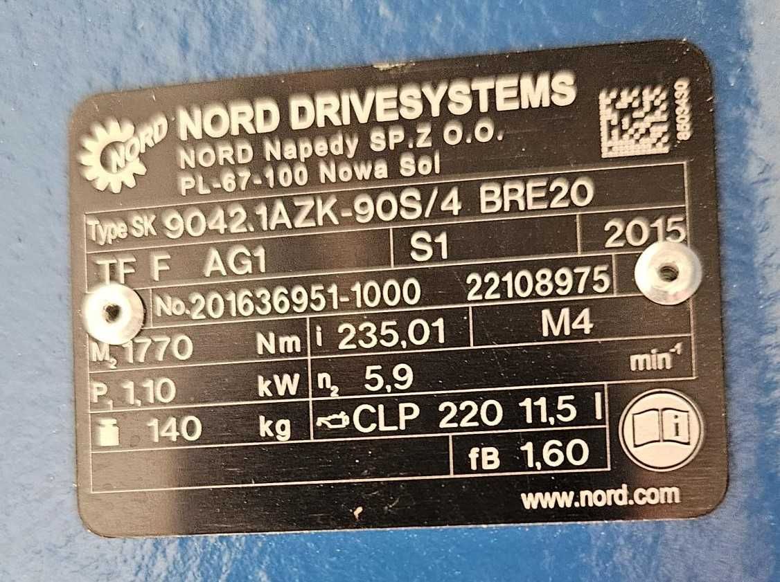 Motoreduktory Nord , przekładnia , silnik