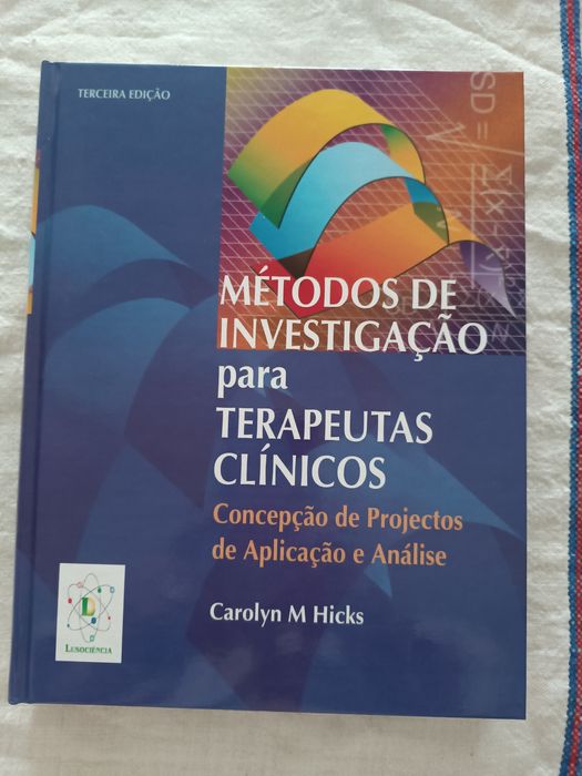 Livro "Métodos de Investigação para Terapeutas Clínicos"