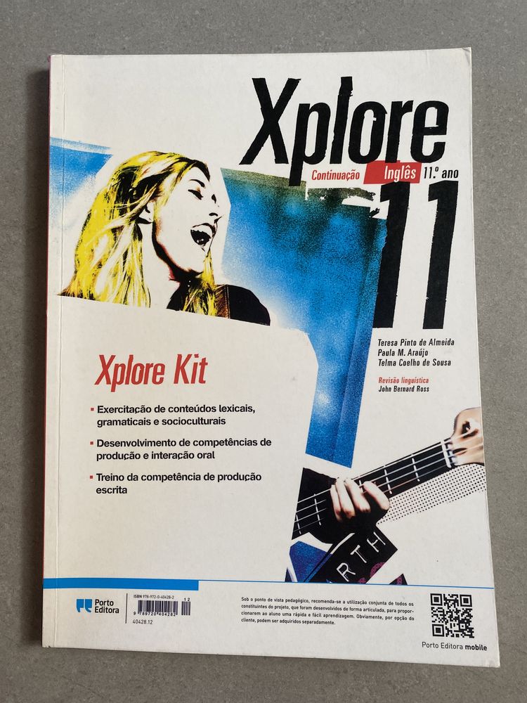 Livro de Inglês Xplore - 11ano