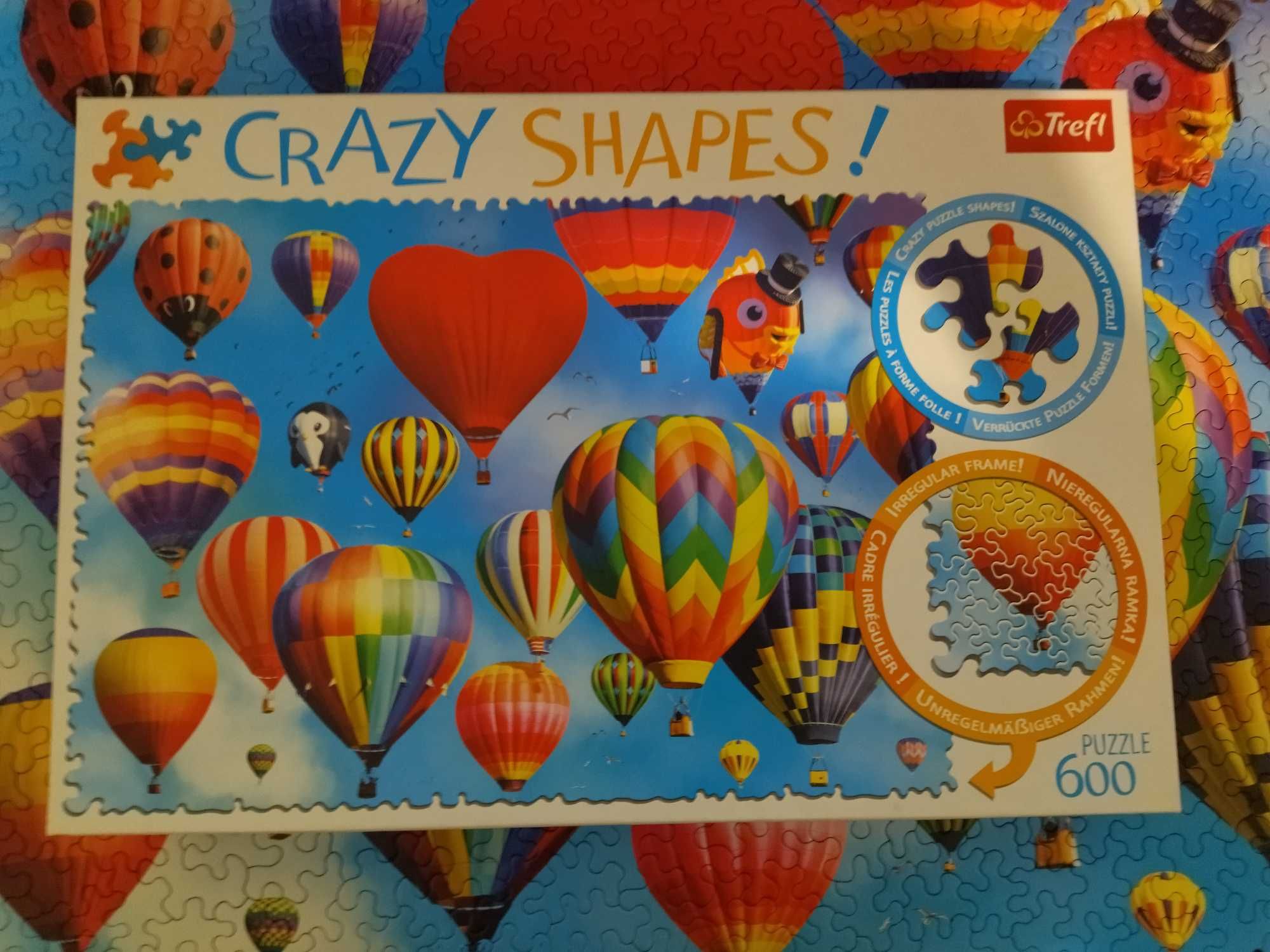 Puzzle 600 trefl balony crazy shapes