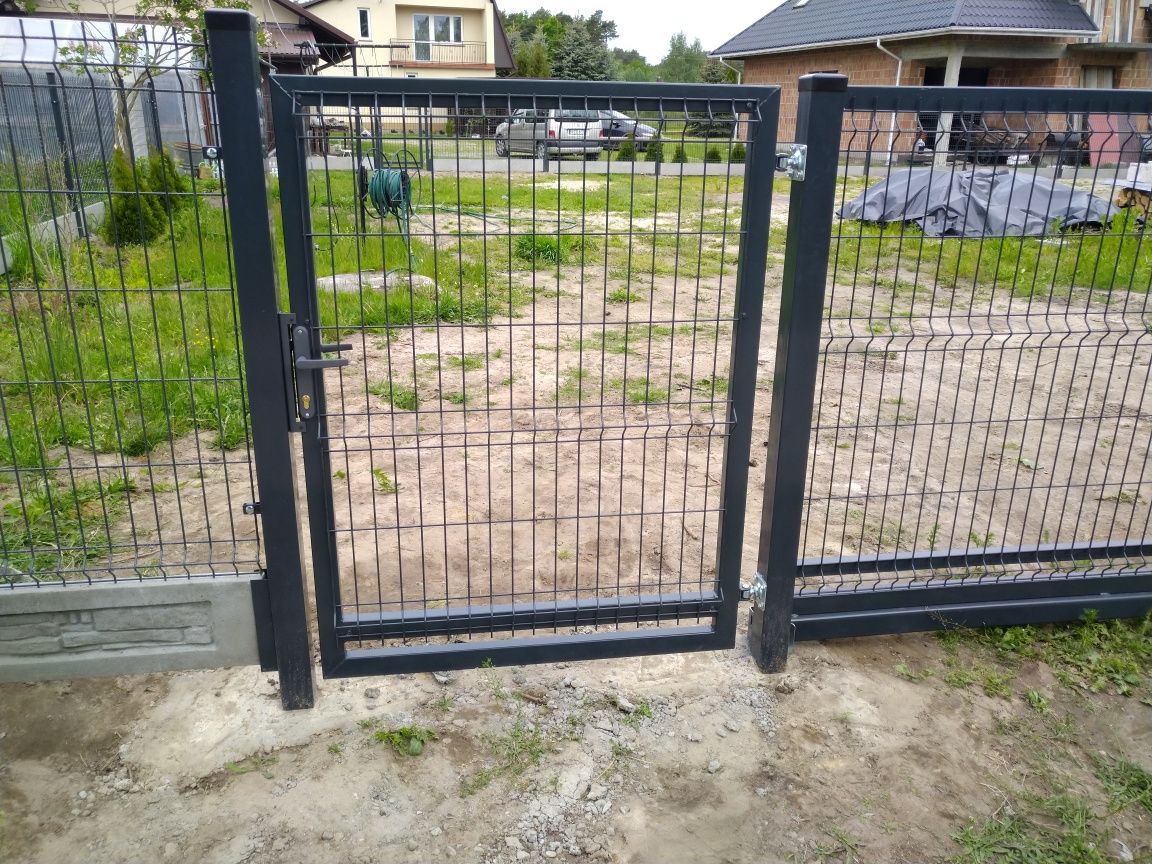 Brama dwuskrzydłowa panelowa 4m