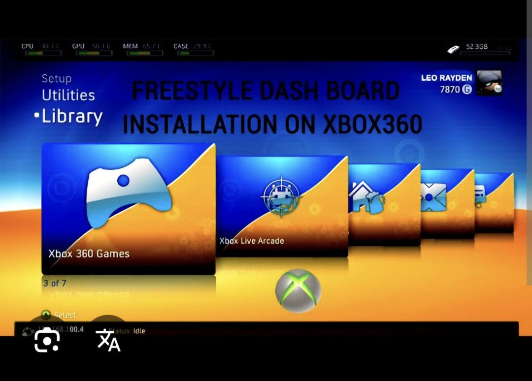 Xbox 360 desbloqueada fristille