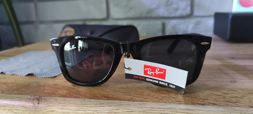 Witam sprzedam okulary Ray ban 2140 z etui