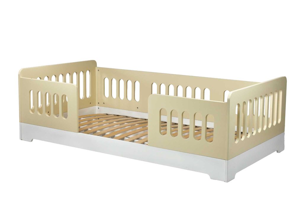 Дитяче ліжко Монтессорі / Детская Кроватка / Ліжко з бортиком Аква