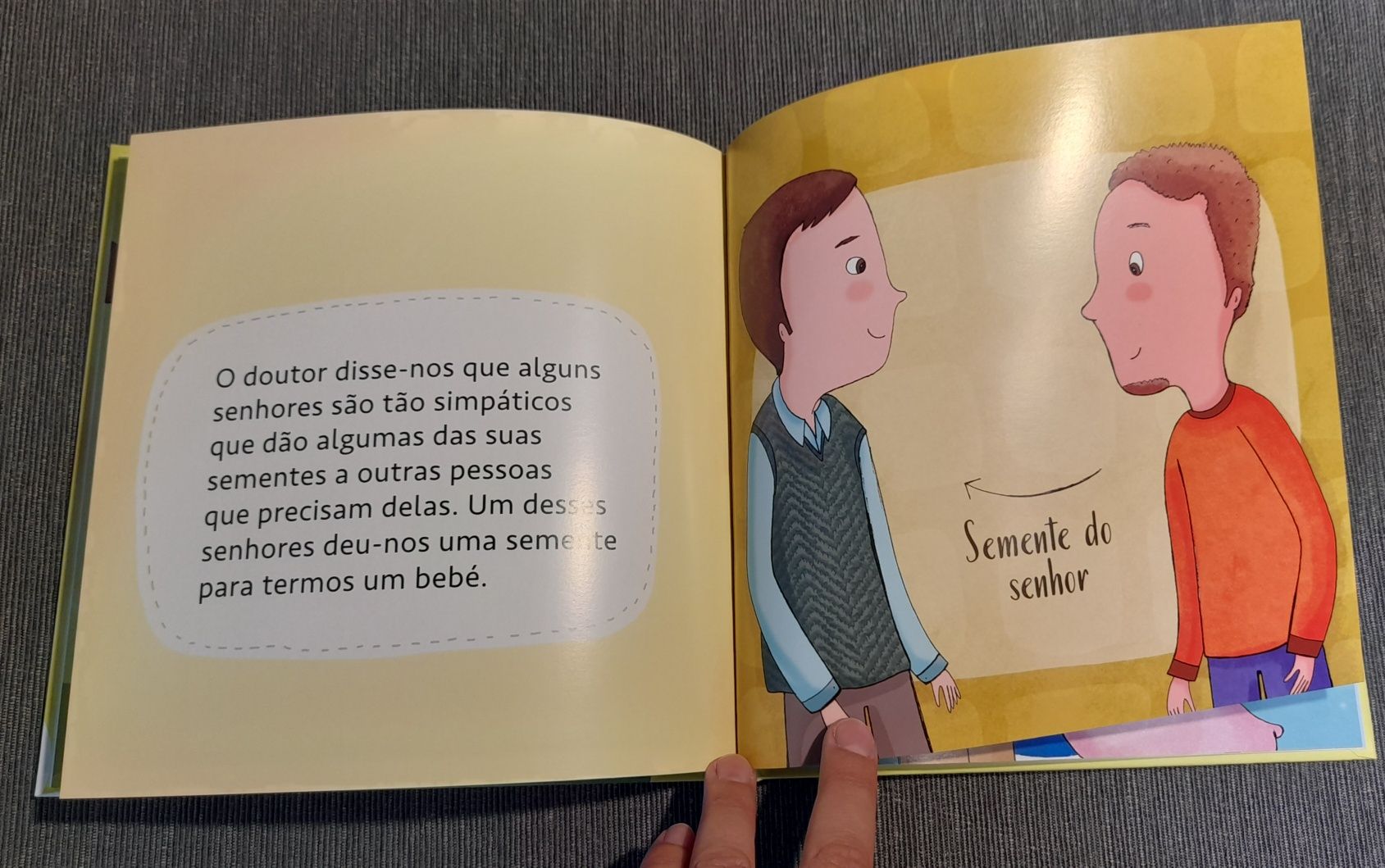 Livro "Na nossa história há...uma semente mágica!"