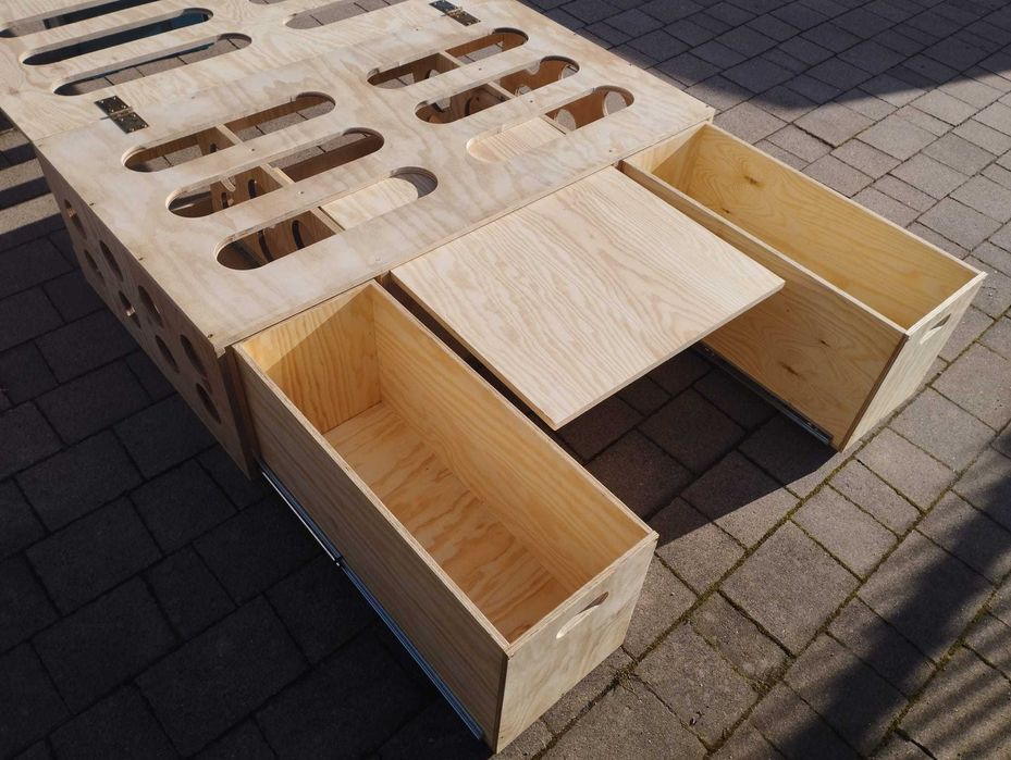 Zabudowa turystyczna box do kampera/vana