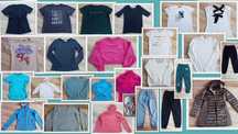 Zestaw Wrangler, Puma, Adidas, Sinsay, Regatta 36/38 - bardzo dobry