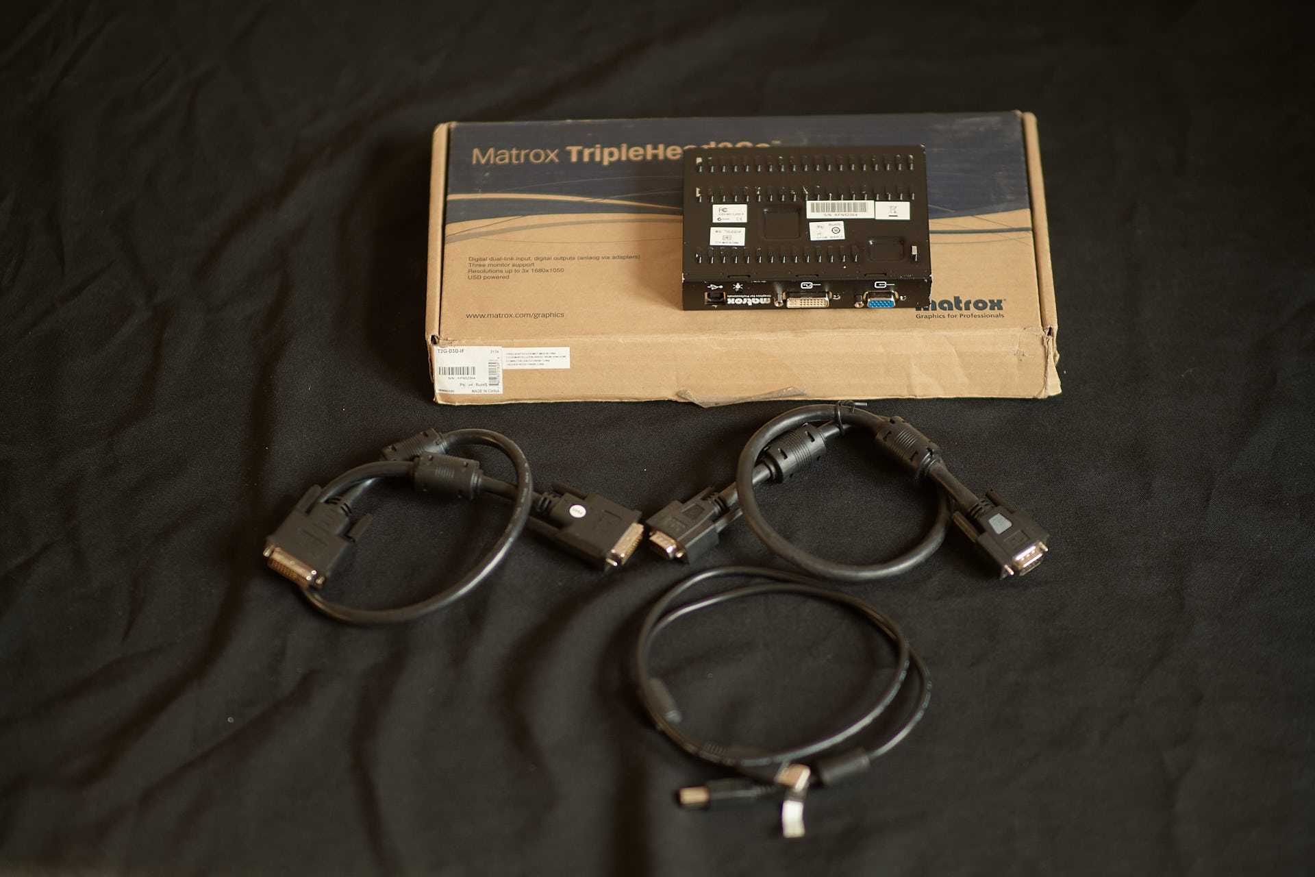 Matrox Triple Head 2 Go Digital Edition - Wyjścia 3 X DVI