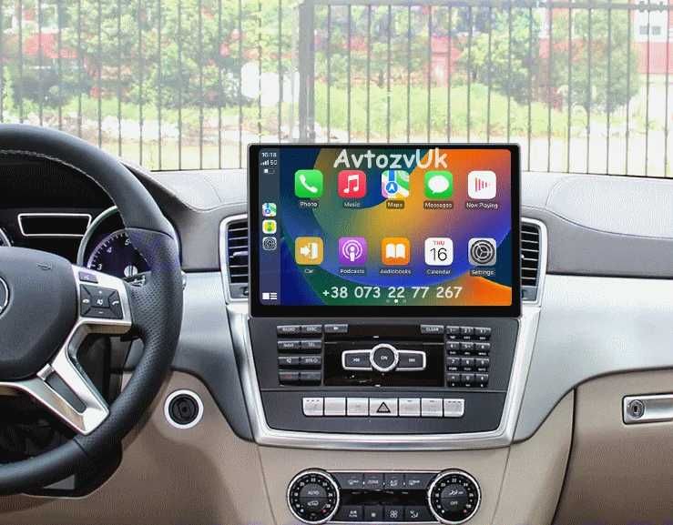 Магнитола ML GL GLK C Mercedes w166 x204 w204 w212 E-class Android 14