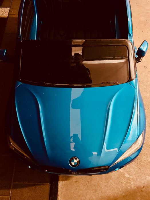Dziecięce auto akumulatorowe BMW X6M XXL –  niebieski, dwuosobowe!
