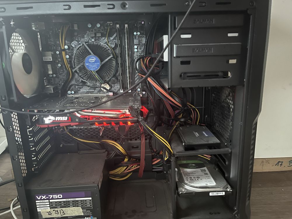 Komputer gtx 1050ti 16gb ram i5 7400