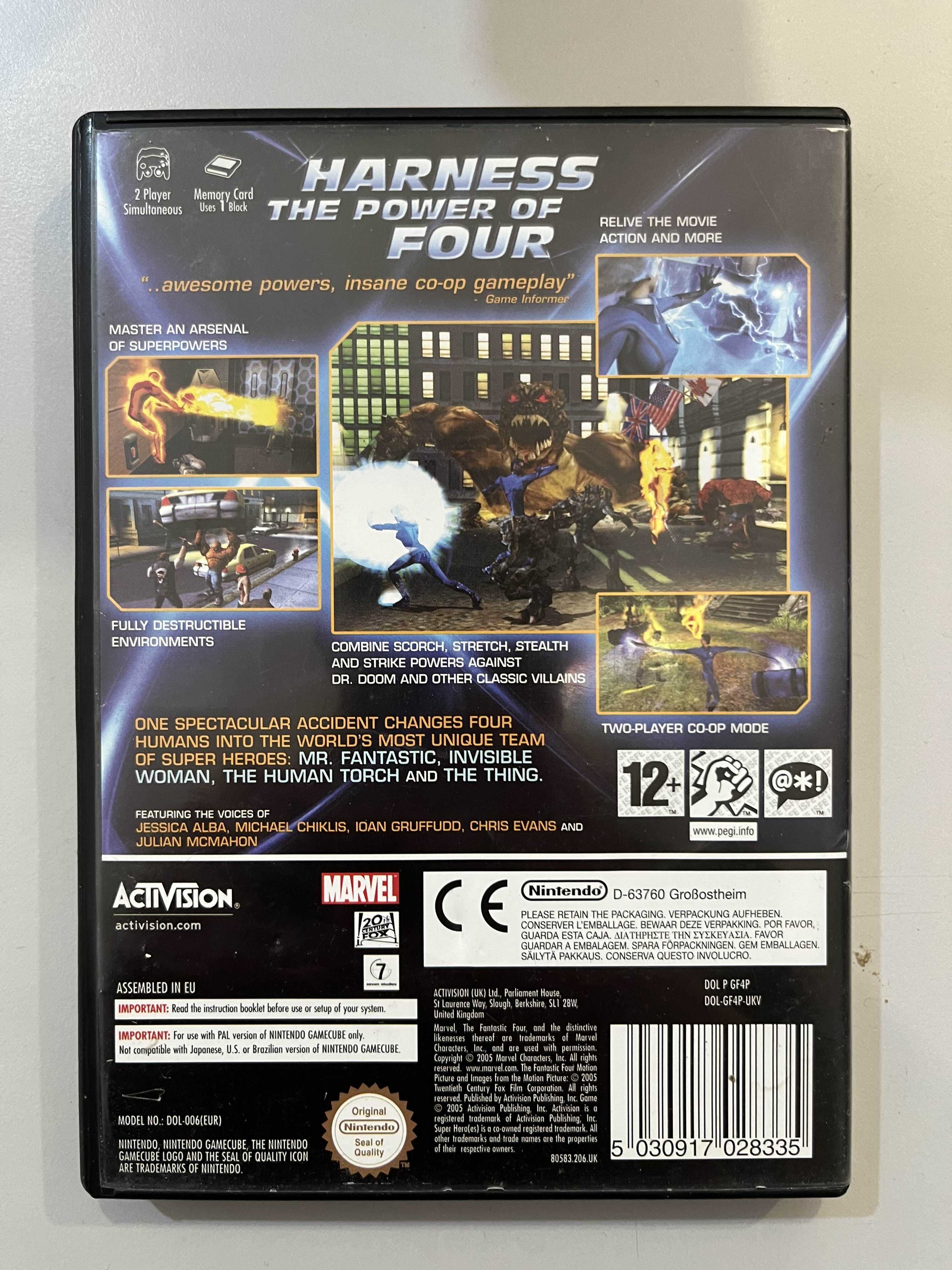 Fantastic Four: The Game NINTENDO GAMECUBE