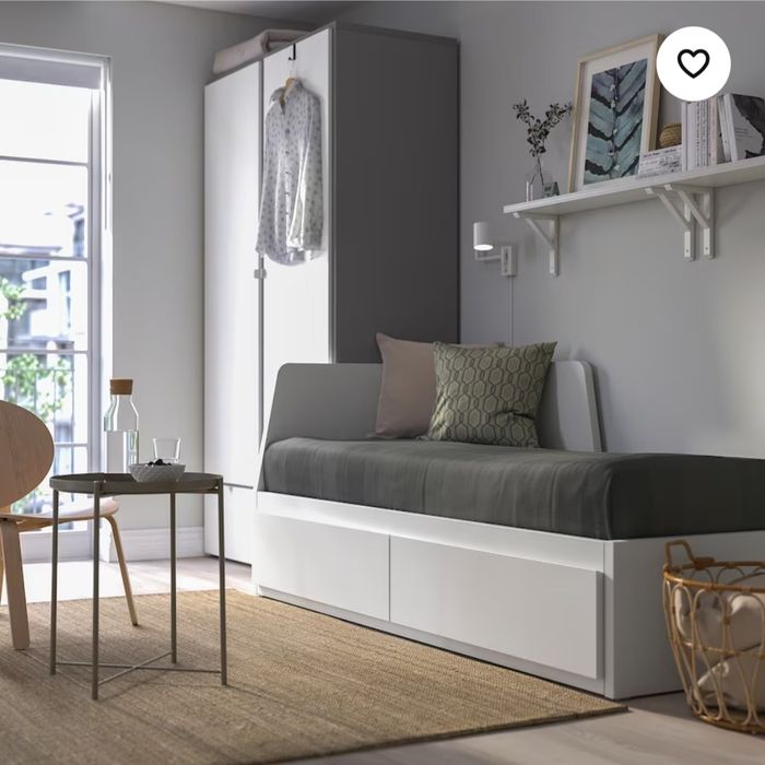 Leżanka/łóżko młodzieżowe Ikea Flekke