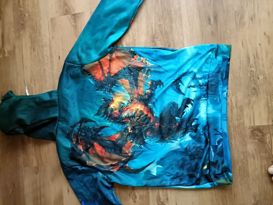 Bluza Smok M ziejący smok L dres kolorowa