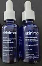 2x serum Skinimal laktobionowy niacynamid